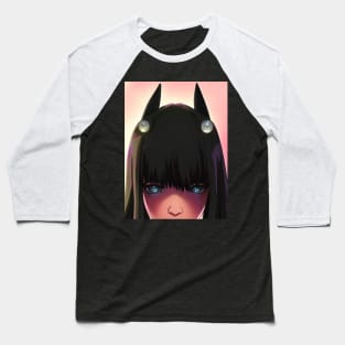 Goth Black Princess Baseball T-Shirt
